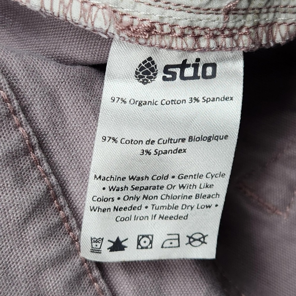Stio Jeans Womens 4 Light Purple Mid Rise Straight Stretch Denim Organic Cotton - Picture 4 of 10